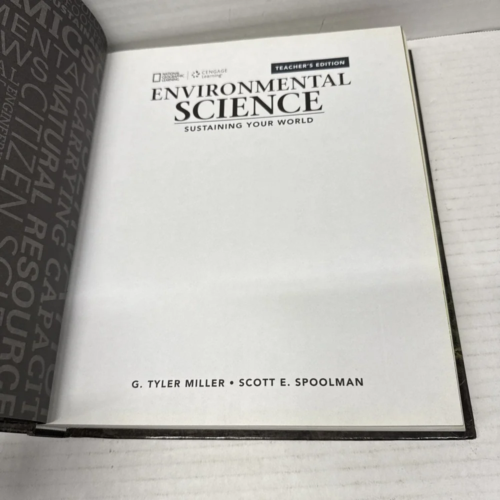 National Geographic Learning Environmental Science: Sustaining Our World TE